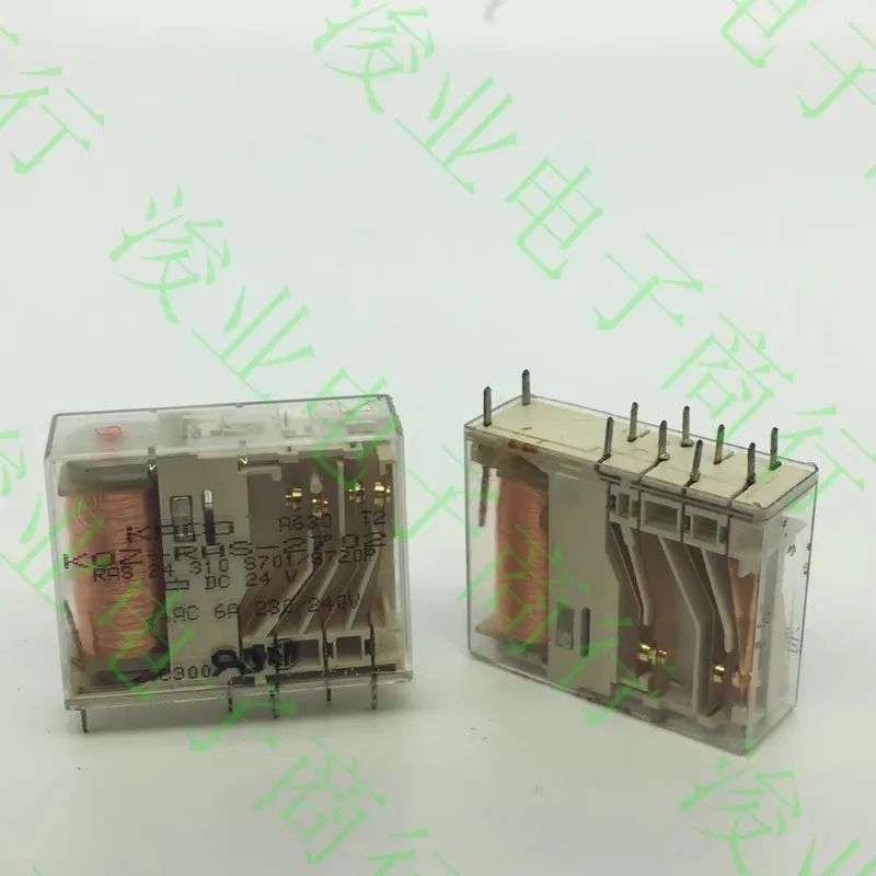 

（Second-hand）1pcs/lot 100% original genuine relay:KOZ-RAS-2702 DC24V 10pins Elevator specific safety relay