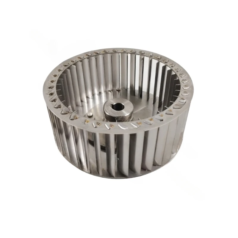 304 stainless steel fan impeller centrifugal wind turbine fan blade φ 160 high temperature corrosion resistant oven