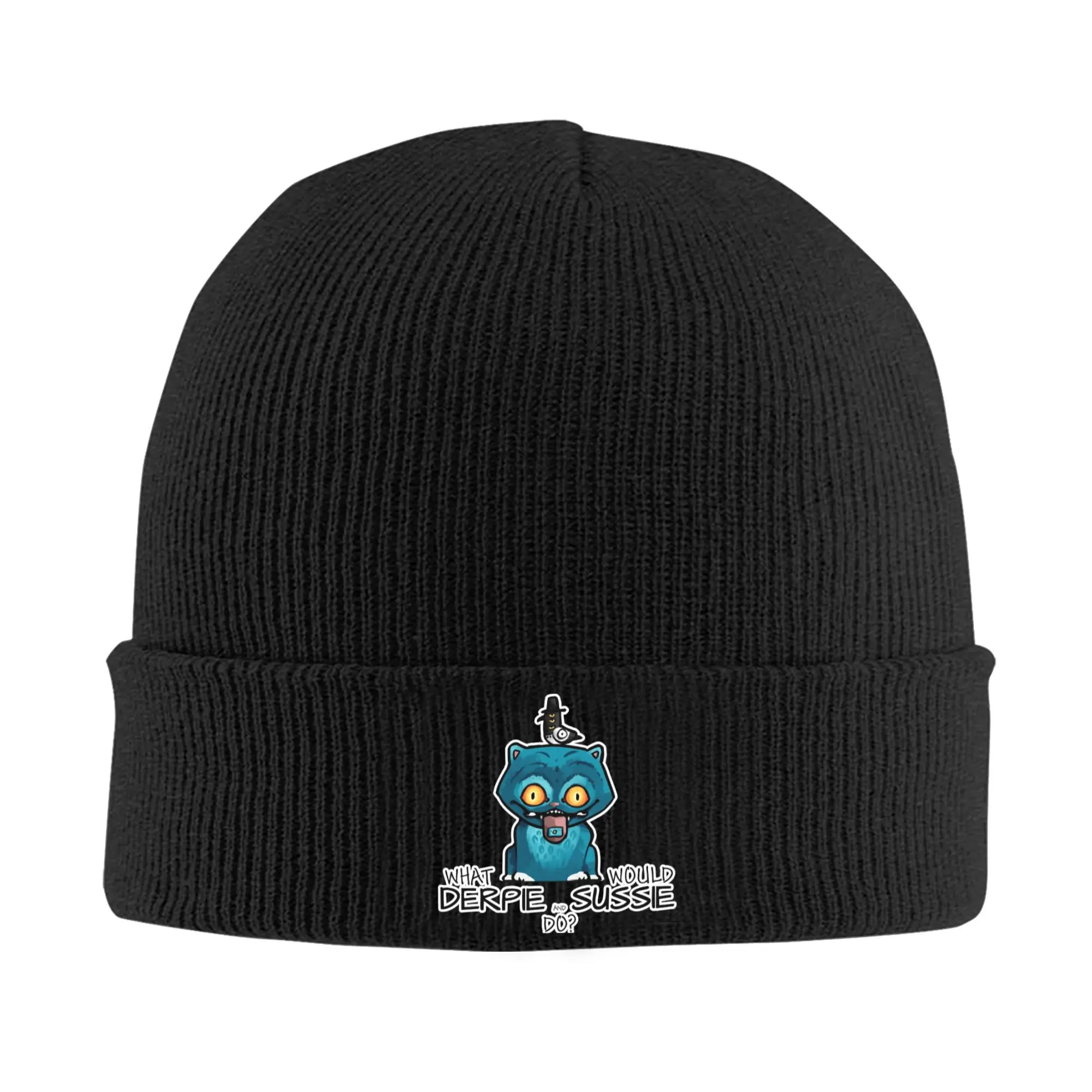 

What Would DERPIE and SUSSIE Do Kpop Demon Hunters Beanie Hats Bonnet Hats Male Fashion Gym Skullies Beanies Autumn Elastic Caps