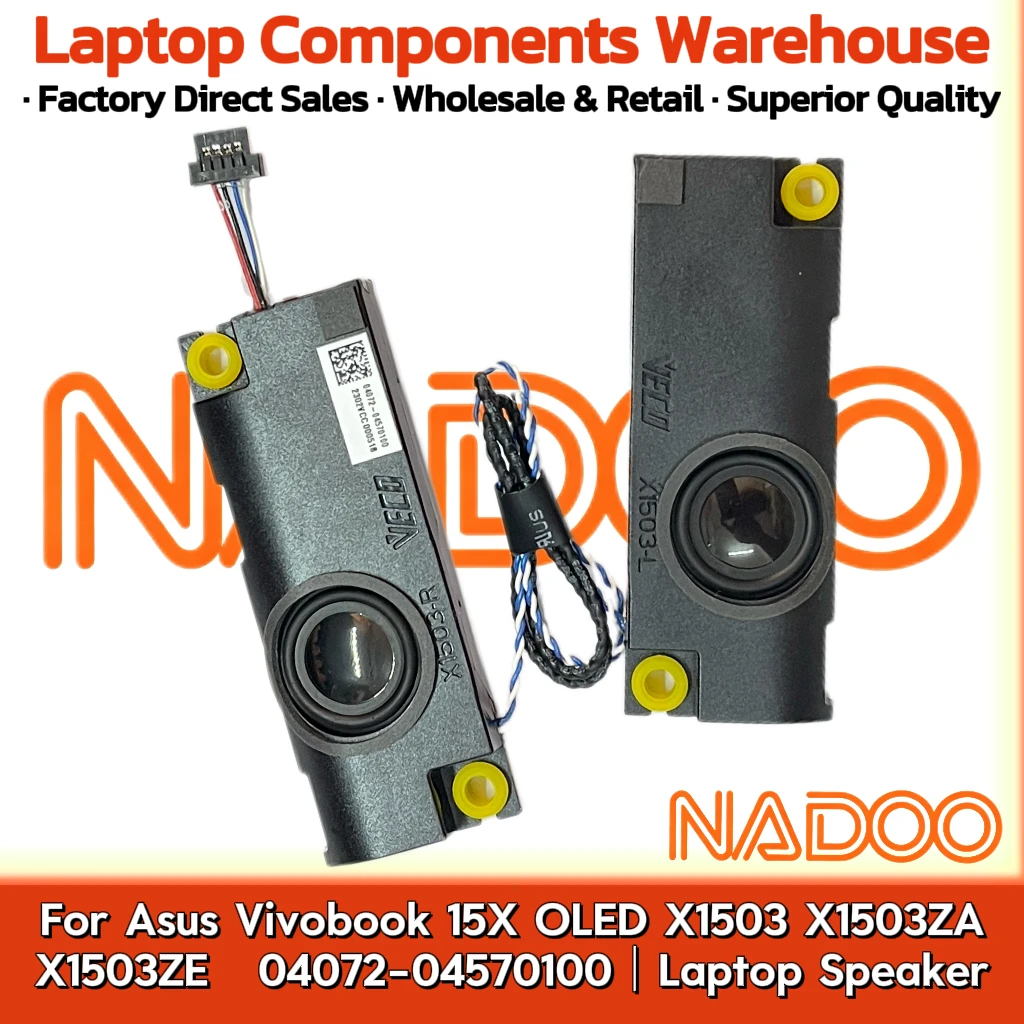 New Original Laptop Notebook Audio Speaker For Asus Vivobook 15X OLED X1503 X1503ZA X1503ZE   04072-04570100 Built in horn audio