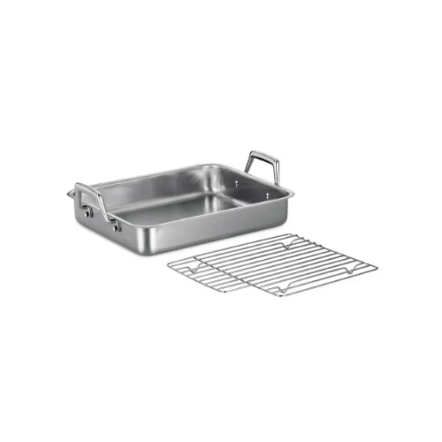 

Stainl Steel with Rack, Turkey Roaster for Oven, Dishwasher Safe, Made in Brazil