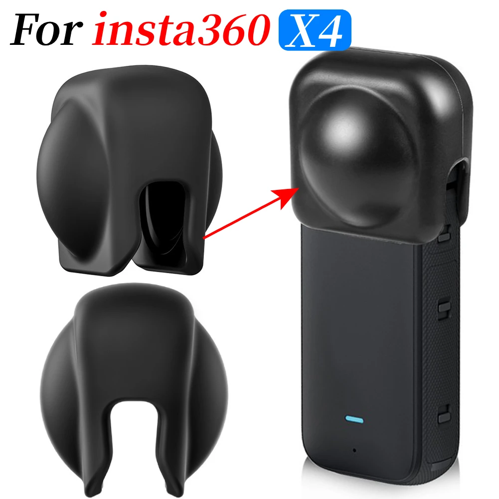 Camera Lens Cap For Insta360 One X4 Silicone Protective Lens Cover for Sports Camera Screen Cover for Insta 360 X4 Accessories