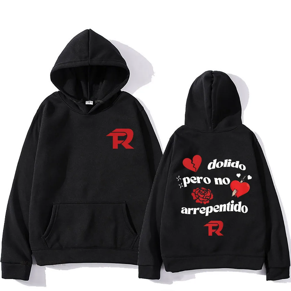 Fuerza regida hoodies coração impressão gráfica moletom com capuz manga longa confortável macio tshirts casual masculino/feminino com capuz