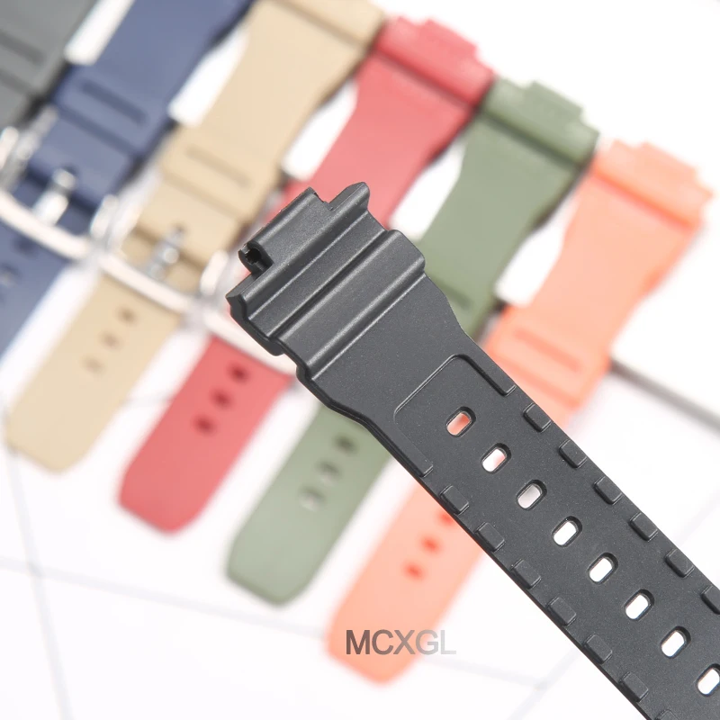 Resin Replacement Strap Suitable for Casio 10330771 GW-7900 GW-7900B G-7900 GR-7900 Watchband Men\'s Waterproof 16mm Accessories