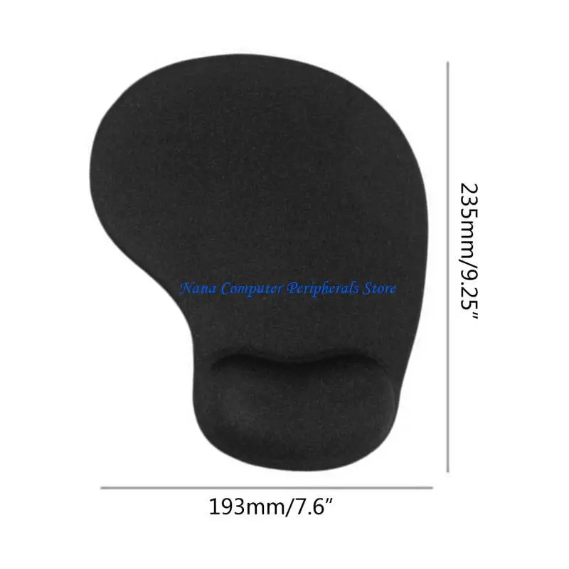 F68C Ergonomic Mouse Pad Confortive Rest Support Opport não deslizamento para facilitar a digitação