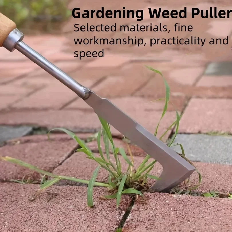 Gardening Tools Used For Weeding - Stainless steel gap weeding tool, L-shaped
