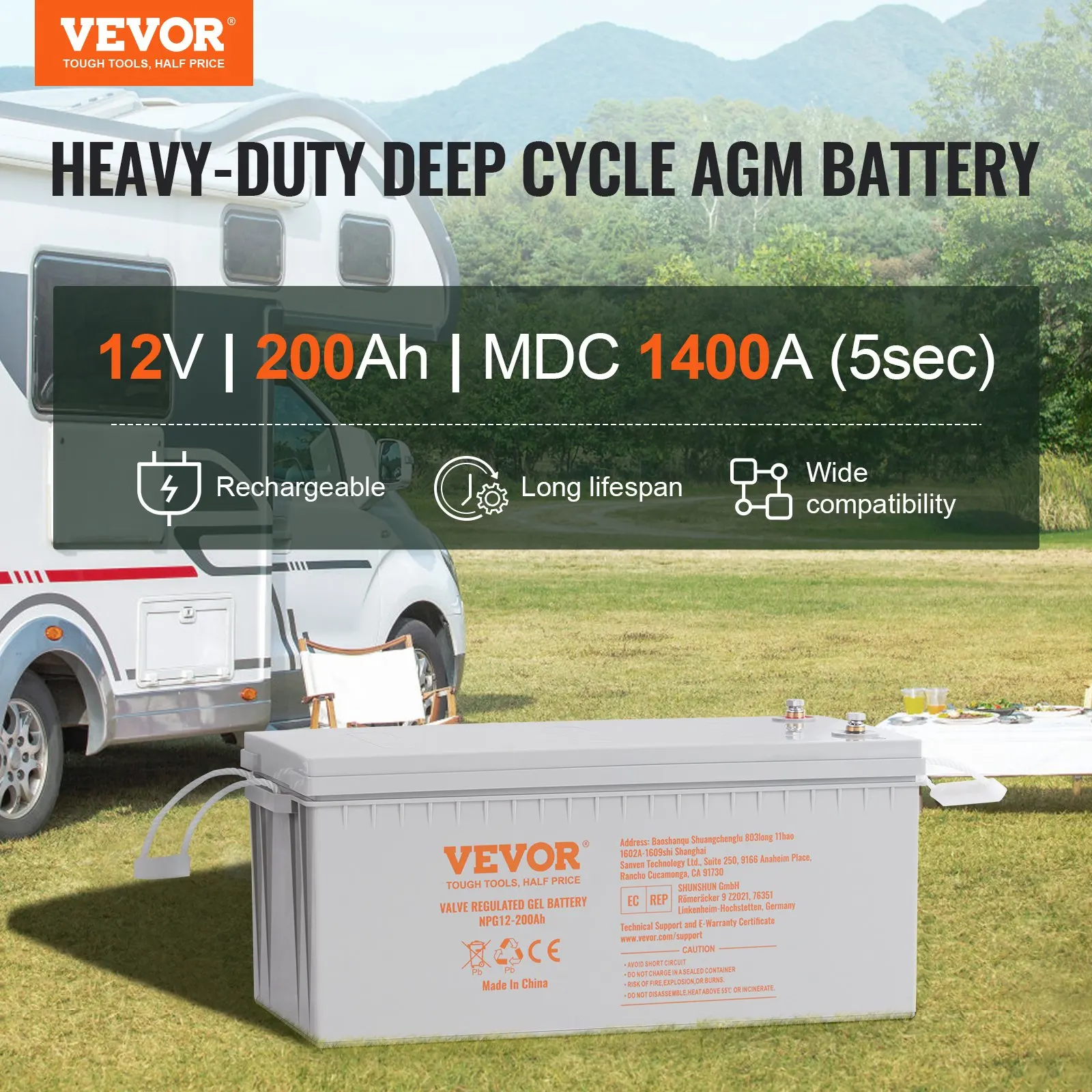 Deep Cycle Battery,…