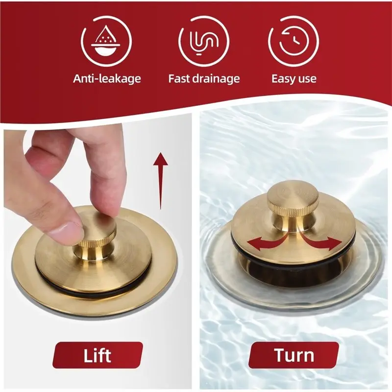 BHBD-Bath Drainage Kit Rotator Kit Includes Overfill Plate With Hole For Conversion In Zinc Alloy Material Panel