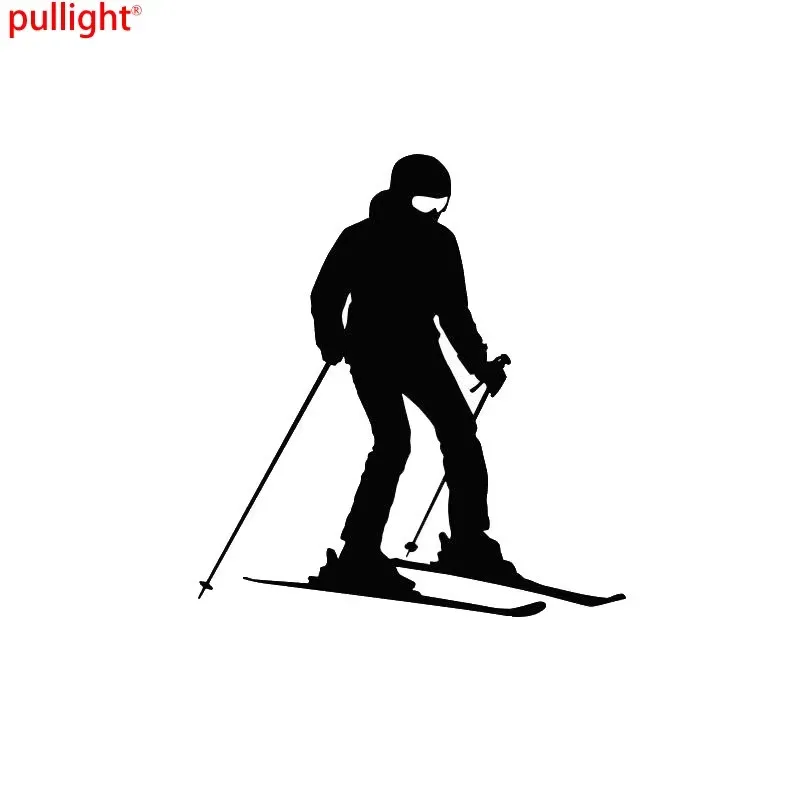

Skier design styling window bumper motorcycle fuel tank decoration vinyl waterproof car stickers