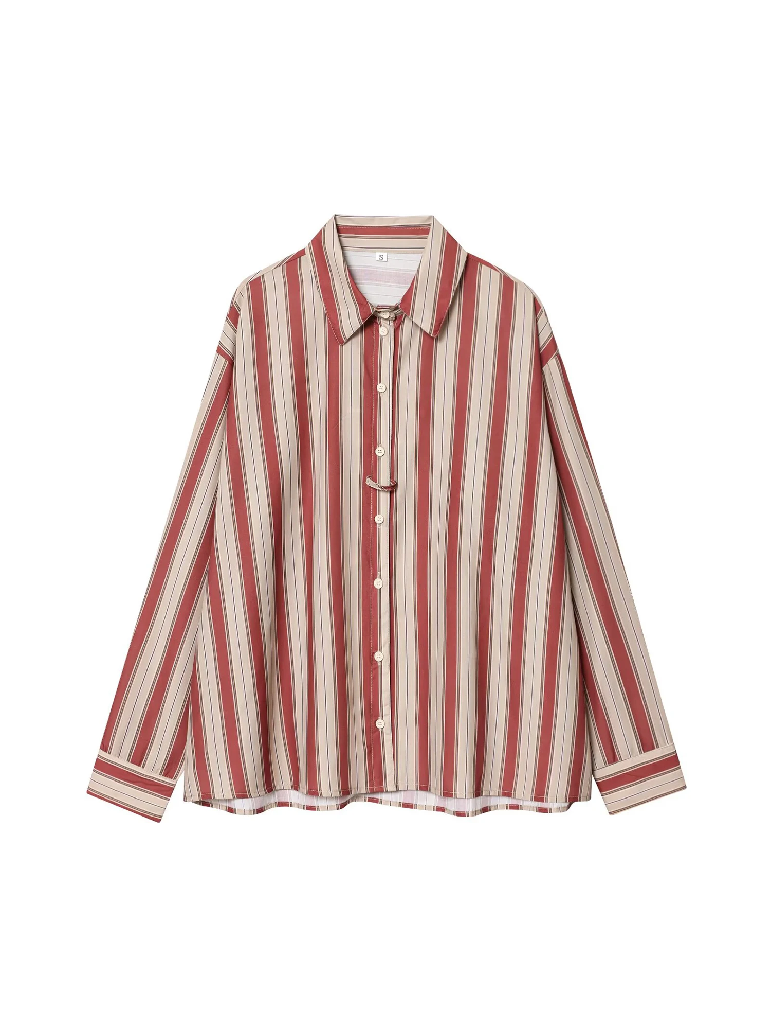 

Женские рубашки поло в красную полоску, блузки Y2k, винтажные элегантные эстетичные рубашки с длинными рукавами 2000-х годов, модная одежда, весна-осень