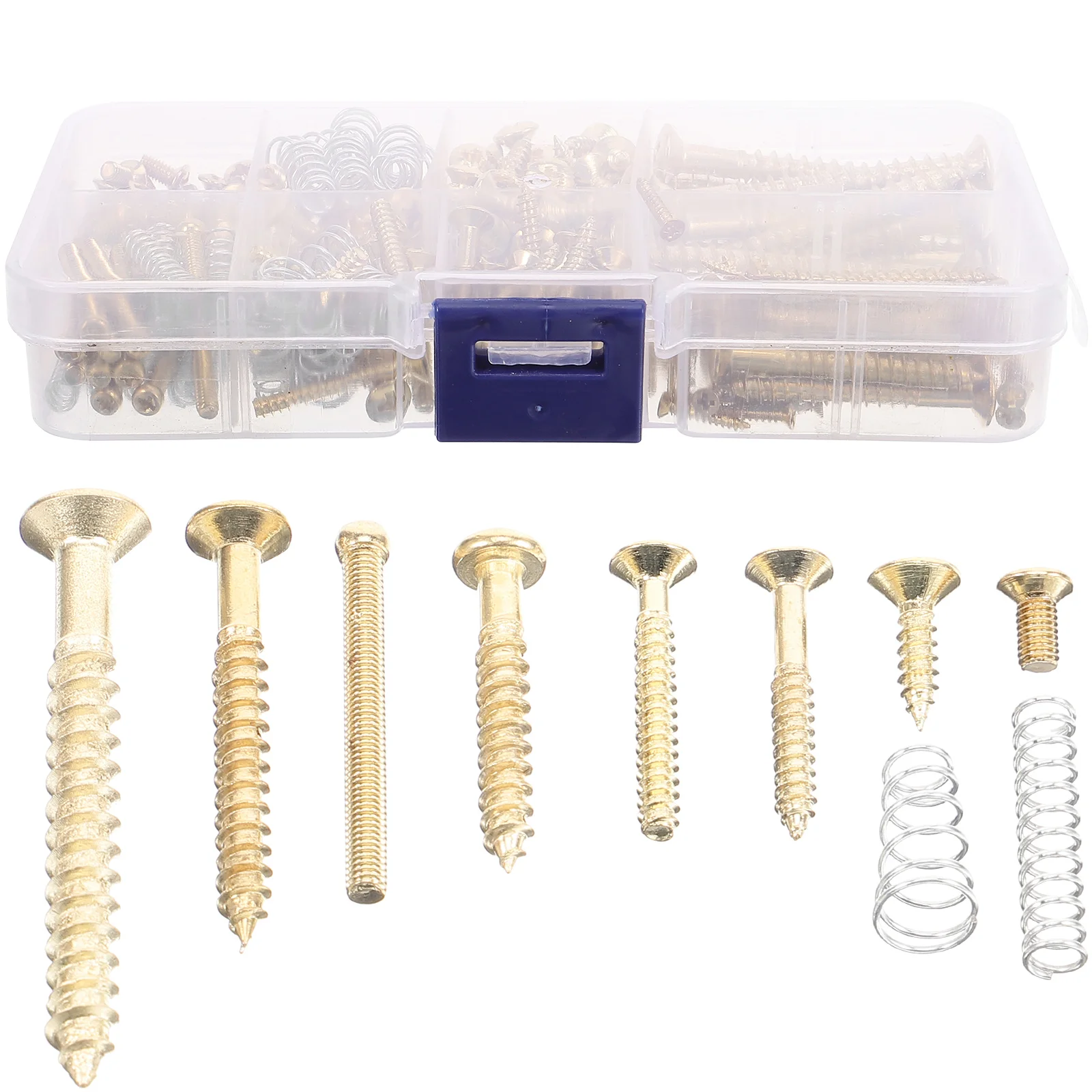 

1 Set Guitar Screw Kit 8 Kinds Stainless Steel Rustproof Durable Mounting Screws For Bridge Pickup Neck Plate Selector