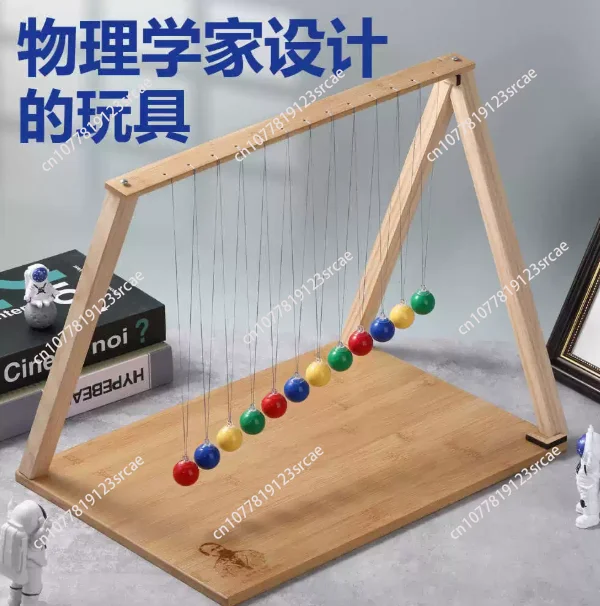 Serpentine Pendulum Simple Pendulum Wave Experiment Newton Pendulum Teaching Aids 12 Balls Physics Science Children's Toys Gift