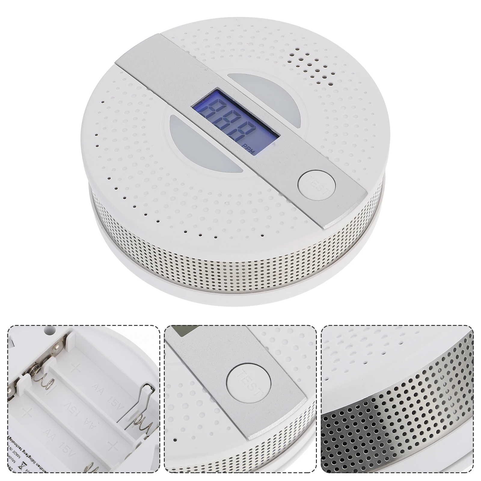 

Alarm Home Burning Compact Size High Decibel Sound Fast Alarm Easy Installation Smoke