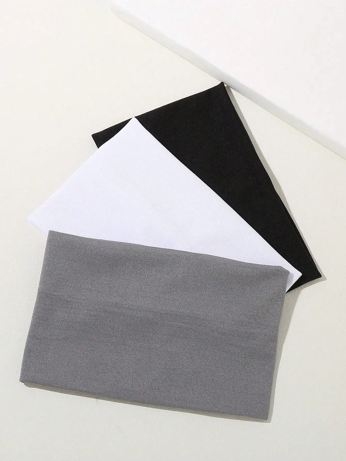 

3 шт. однотонных широких повязок на голову для женщин, повседневные тюрбаны, повязки от пота, аксессуары для волос для ежедневных тренировок