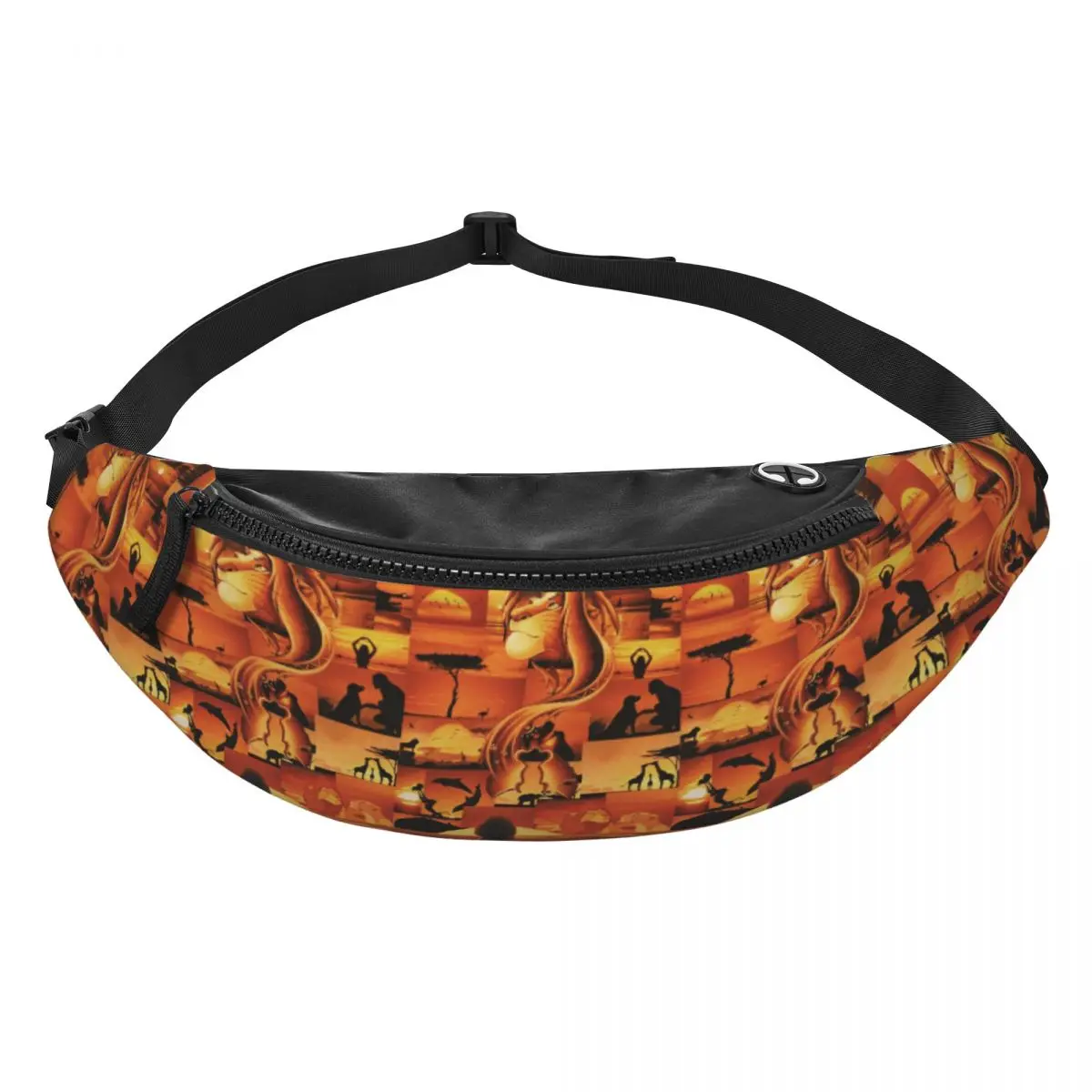 

Поясная сумка Custom The Lion Cartoon K-Kings для мужчин и женщин, для путешествий, походов, для телефона и денег