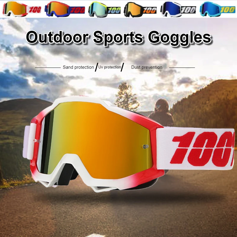 

Motorcycle Glasses Motocross Goggles Helmet Protective Windproof Sunglasses Off-Road Dirt Bike Outdoor Sports for MTB Racing