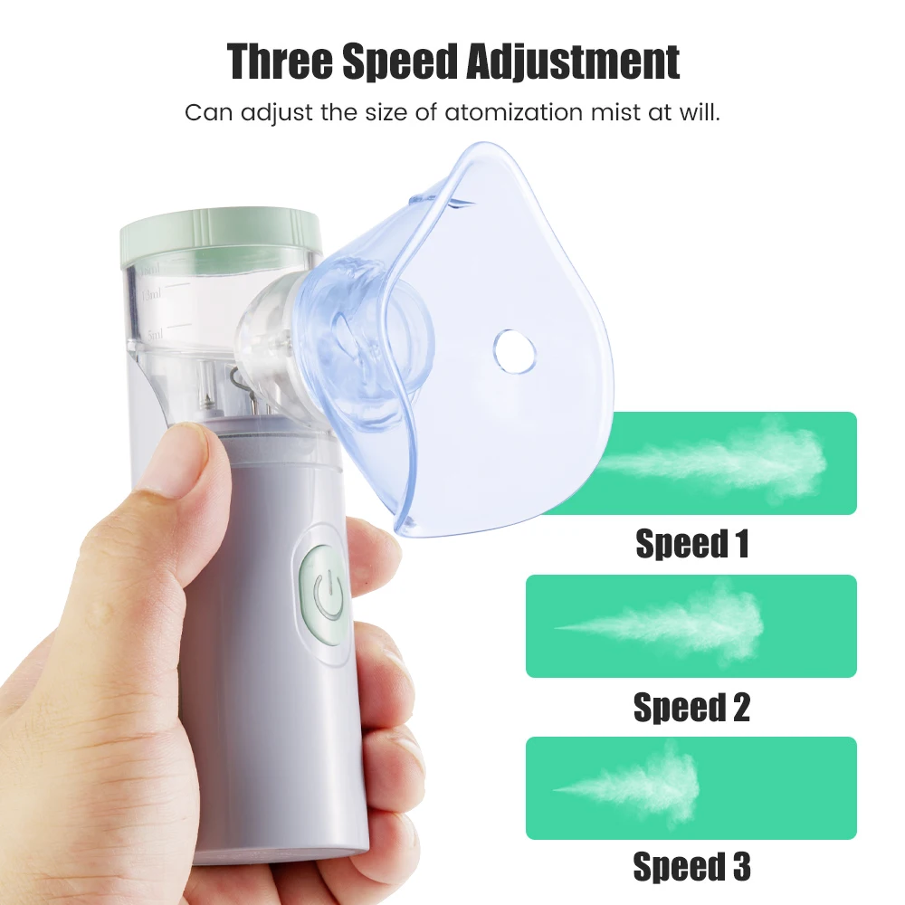 Medical Handhe Portable Nebulizer Inhalator Adult Kids Mini Silent Steam Nasal Humidifier Inhaler Tools Nebulizer Asthma