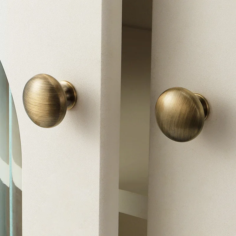 Bronze cabinet door, closet handle, solid imitation antique cabinet drawer door, furniture hardware handle