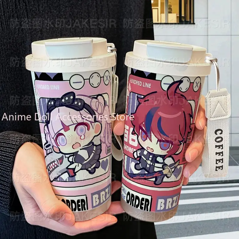 Taza de agua de Anime de 520ml, botella de agua de viaje Hikaru Died Tsujinaka de verano, botella para beber de gran capacidad para deportes físicos