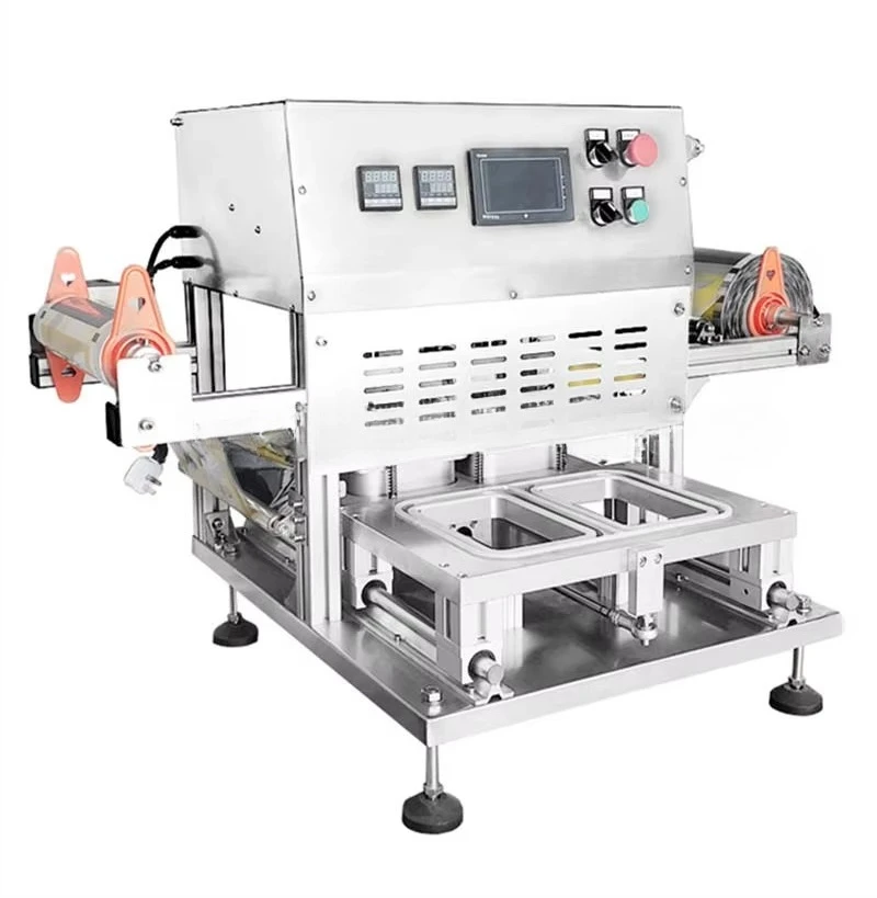 1 Out of 2/3/4/8 Cups Come Out Automatic Commercial Bubble Tea Cup Sealer Tray Sealing Machine