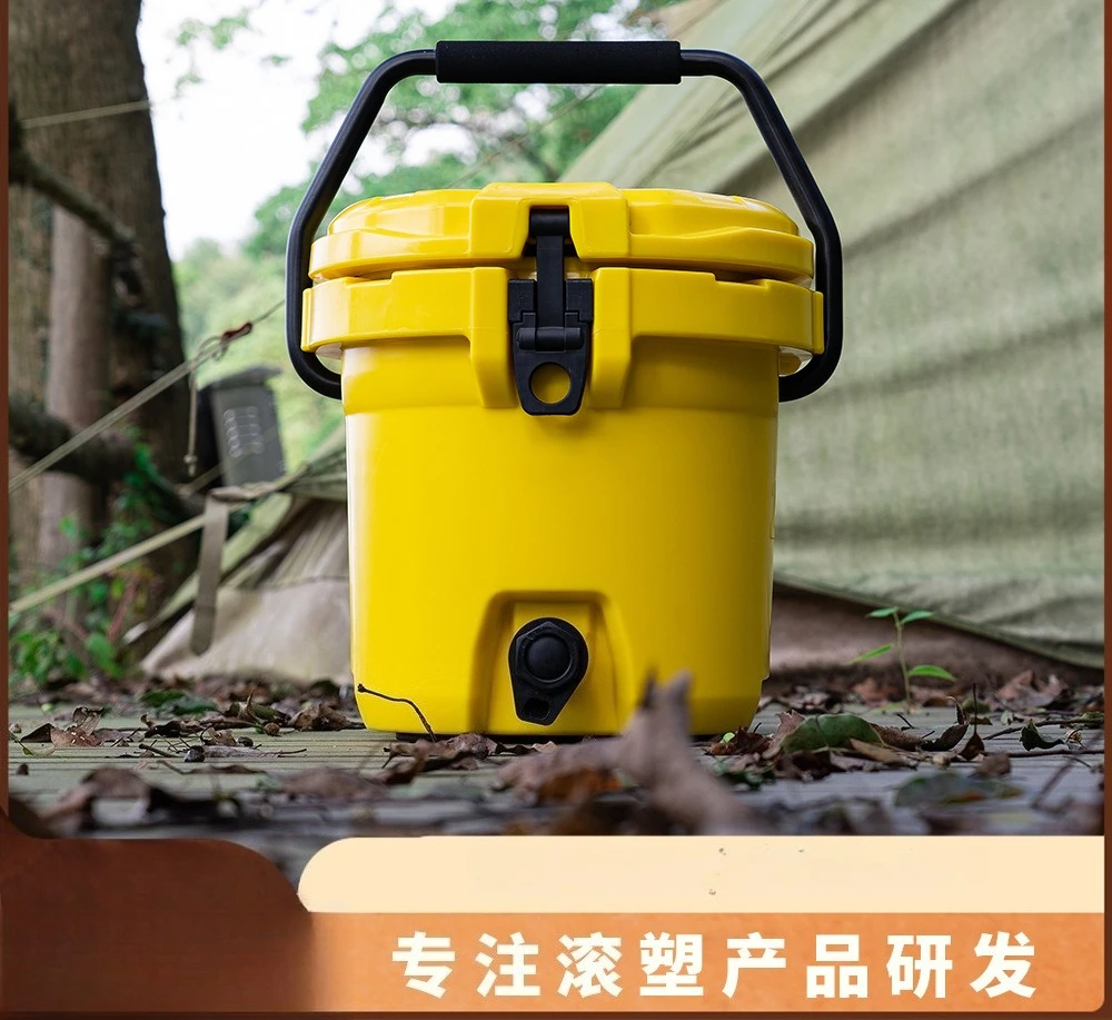 Outdoor Rotomolded Ice Bucket 2.5/5/7.5 Gallon Suitable for Camping Fishing Vehicle