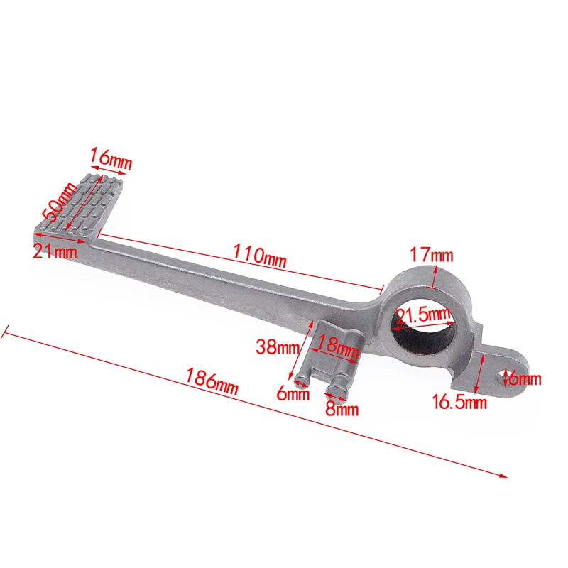 Motorcycle Rear Brake Foot Pedal Lever For Suzuki GSXR600 GSXR750 GSXR1000 K5 K6 K7 K8 K9 K10 Aluminum Accessories