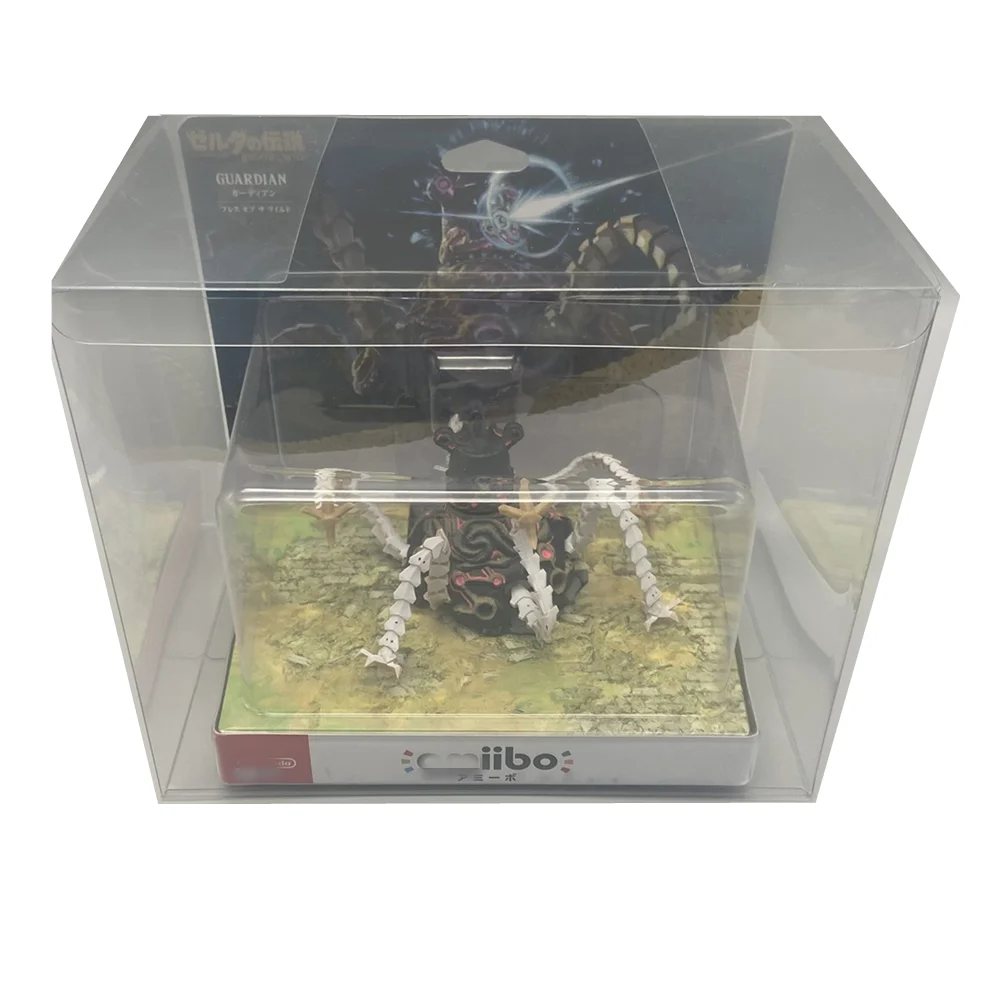 Collection Display Box For Amiibo/Nintendo TLoZ BotW Guardian Game Storage Transparent Boxes TEP Shell Clear Collect Case