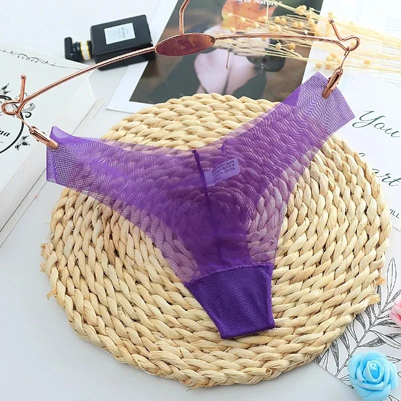 جديد مثير سراويل النساء الملابس الداخلية سوبر شفافة سلس ثونغ امرأة G سلسلة الدانتيل الملابس الداخلية الإناث ملخصات سراويل #4