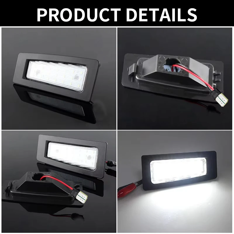 2Pcs Canbus Error Free White LED License Plate Light Number Plate Lamp For Mazda 3 Axela 2014-2018 For Mazda CX-3 CX3 2016-UP