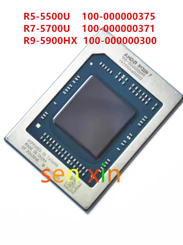 R5-5500U 100-000000375 R7-5700U 100-000000371 R9-5900HX 100-000000300 Laptop CPU