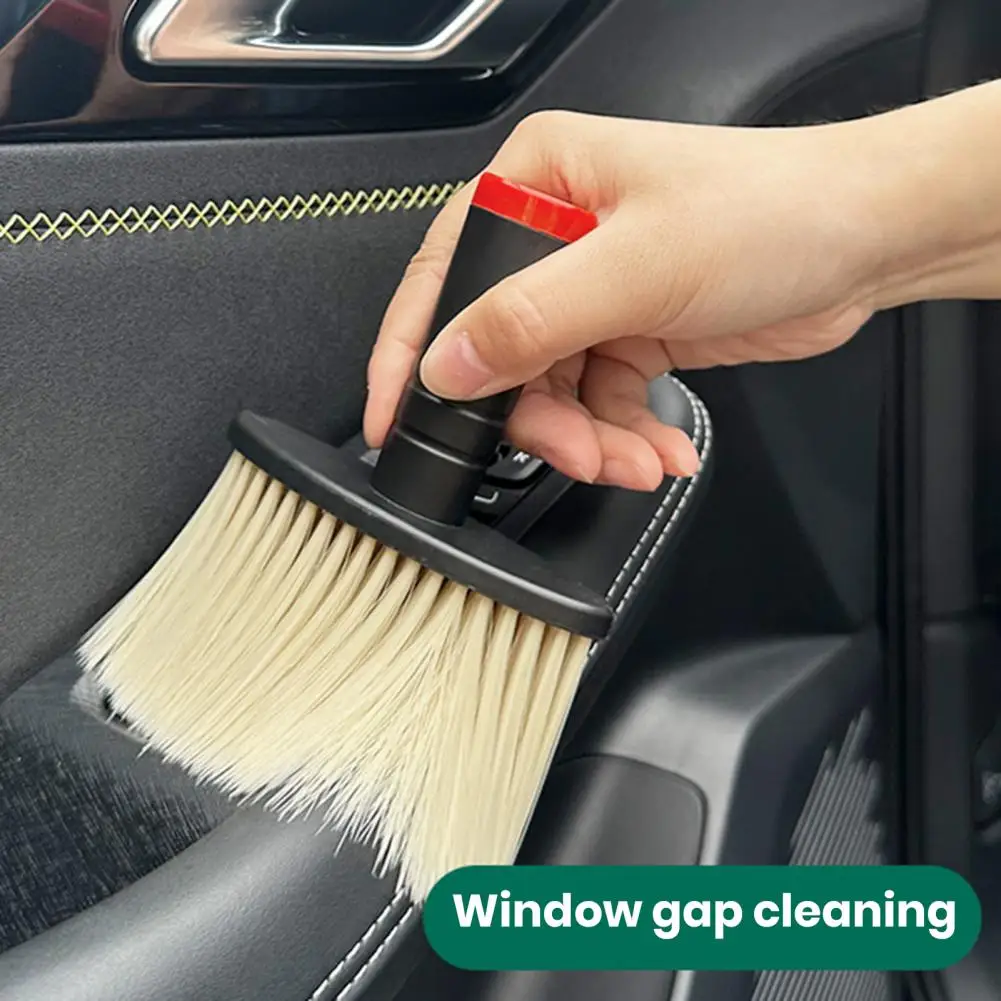 Durable Accessory Brush Versatile Car Vent Brushes Anti-slip Handle Comfortable Grip Soft Bristles Ideal Tools for Cars