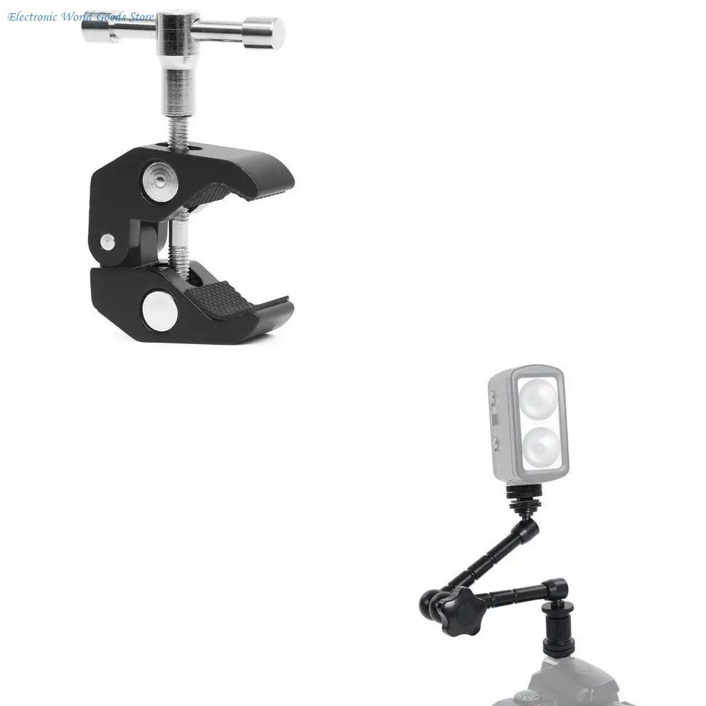 A3PD 11 inch Adjustable Friction Articulating Arm Super Clamp For SLR LCD Monitor LED Light Camera Accessories