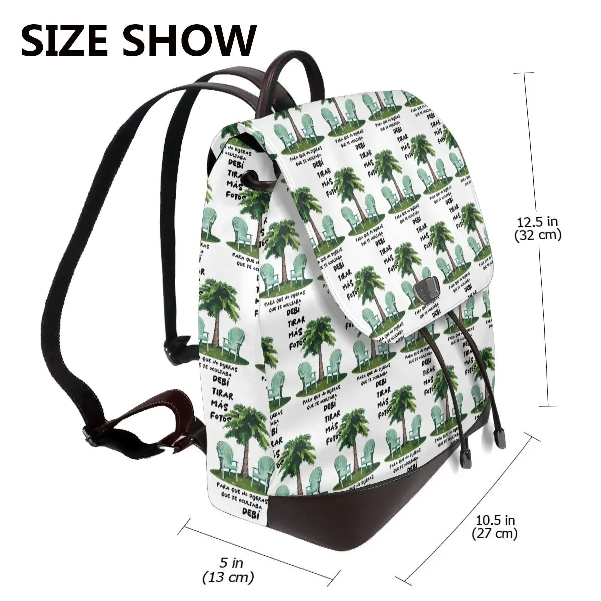 Bad Bunny DTMF Debi Tirar Mas Fotos Album Gift Lyric Bookbag School Student Bags Hiking Travel Daypack for Women Derma Backpack