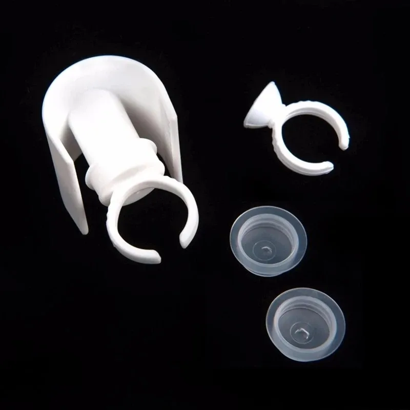 5 個まつげエクステンションツール U バンドまつげスプリッターまつげパレットホルダーリングスタンド接着剤ボリュームブリッジメイクアップツールセット