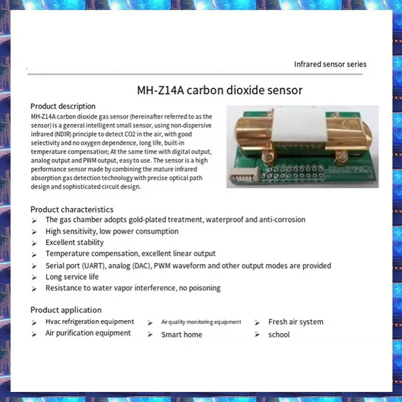

Датчик CO2 NDIR 2025, модуль инфракрасного датчика углекислого газа с последовательным портом, ШИМ-аналоговый выход, модуль детектора газа CO2, NDIR CO2 S