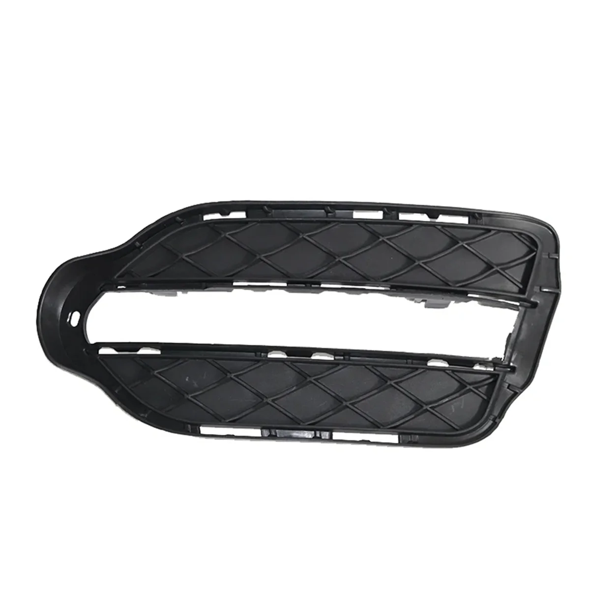 Automobile Front Bumper Grille Fog Lamp Cover for Mercedes-Benz C GLK 2048857223 Black