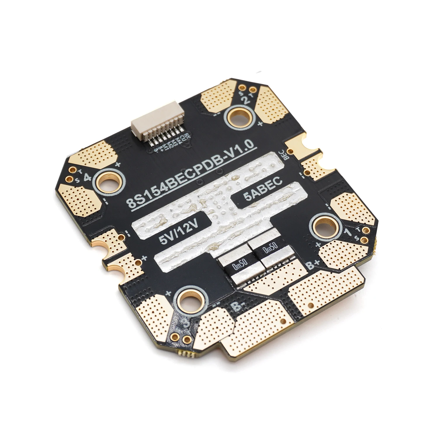 YSIDO 400A 12S Drone PDB Distribution Board with 5A BEC for RC FPV Long Range Drone Quadcopter Multirotor Fixed-Wing Aircraft