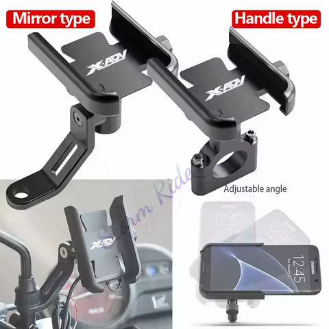 For Honda XADV 750 X-ADV X ADV 750 XADV750 X-ADV750 Aluminum Bicycle Mobile Phone Holder Handlebar GPS Stand Bracket Motorcycle