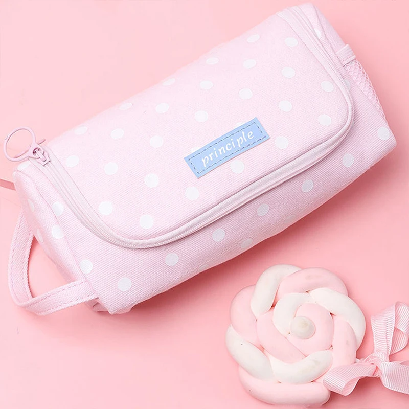 Image of 1Pc Bleistift Fall Schule Liefert Multi Schicht Große Student Stift Kawaii Lagerung Tasche Stift Bleistift Tasche Büro Schule Nette schreibwaren