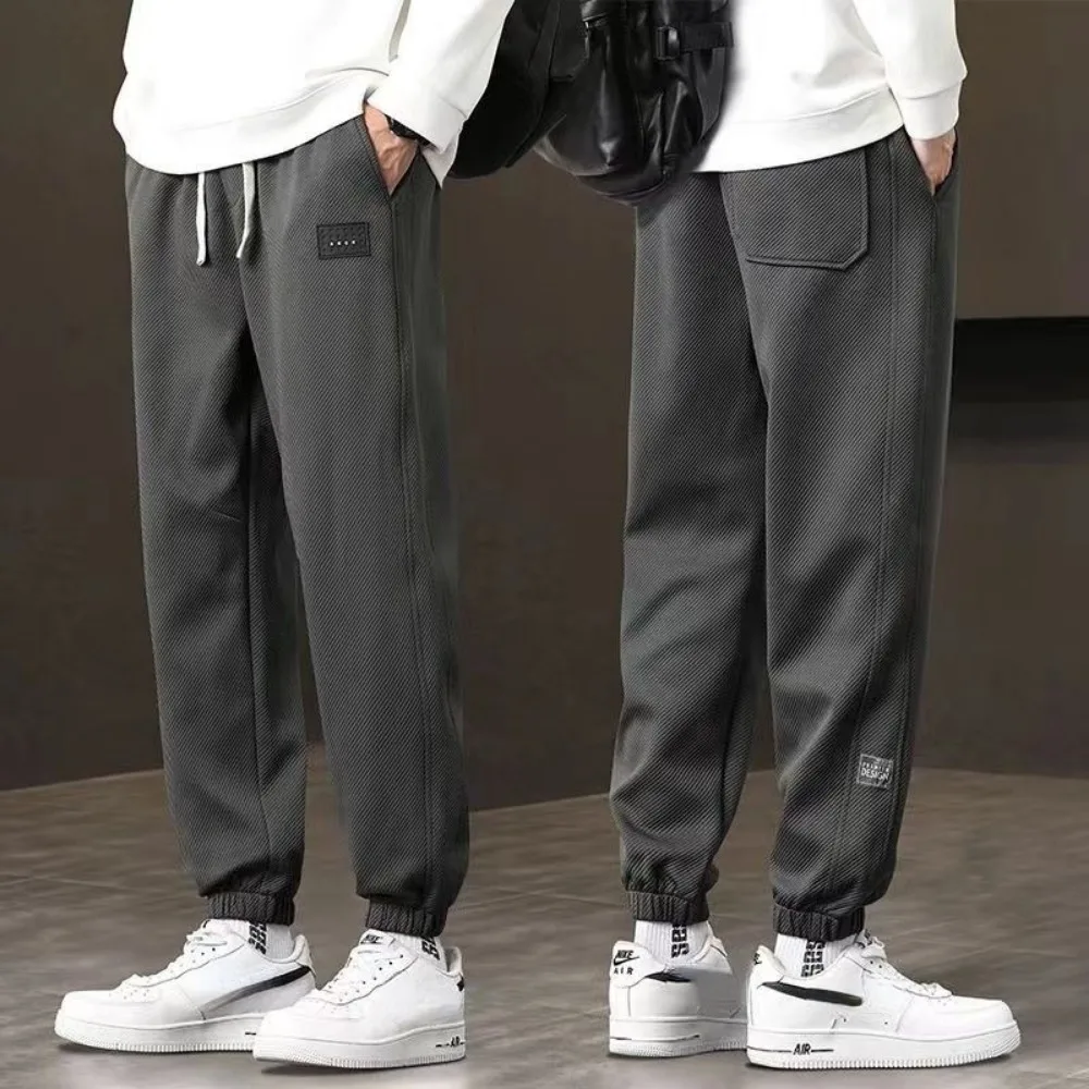 Pantalones de chándal holgados para hombre, ropa deportiva informal, versión coreana, nueva tendencia juvenil, primavera y verano