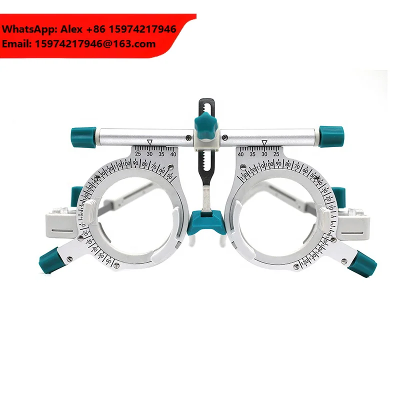 High Quality DINGSHENG Brand Titanium Universal Trial Frame For Eye Exam & Optometry Adjustment Model UTF-T4880F