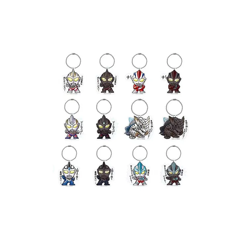 

Bandai Ultraman Q-version Tiga Galaxy Sero Second Batch Acrylic Pendant Gacha Model Toy Figurine Birthday Present