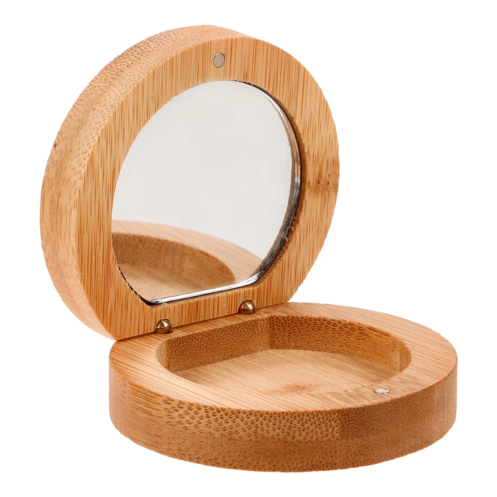 Mão para mulheres pequena maquiagem para viagens portátil bolso espelho pequeno espelho de maquiagem