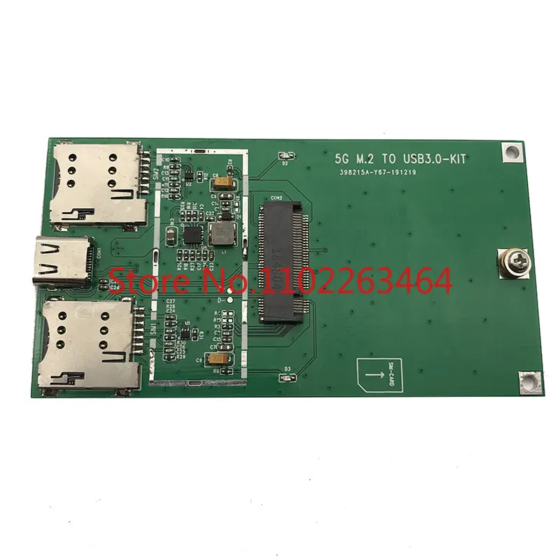 M.2 NGFF to TypeC Adapter 5G to USB 3.0 adapter board M.2 interface EM9190 RM500Q-GL EM9191 EM7690