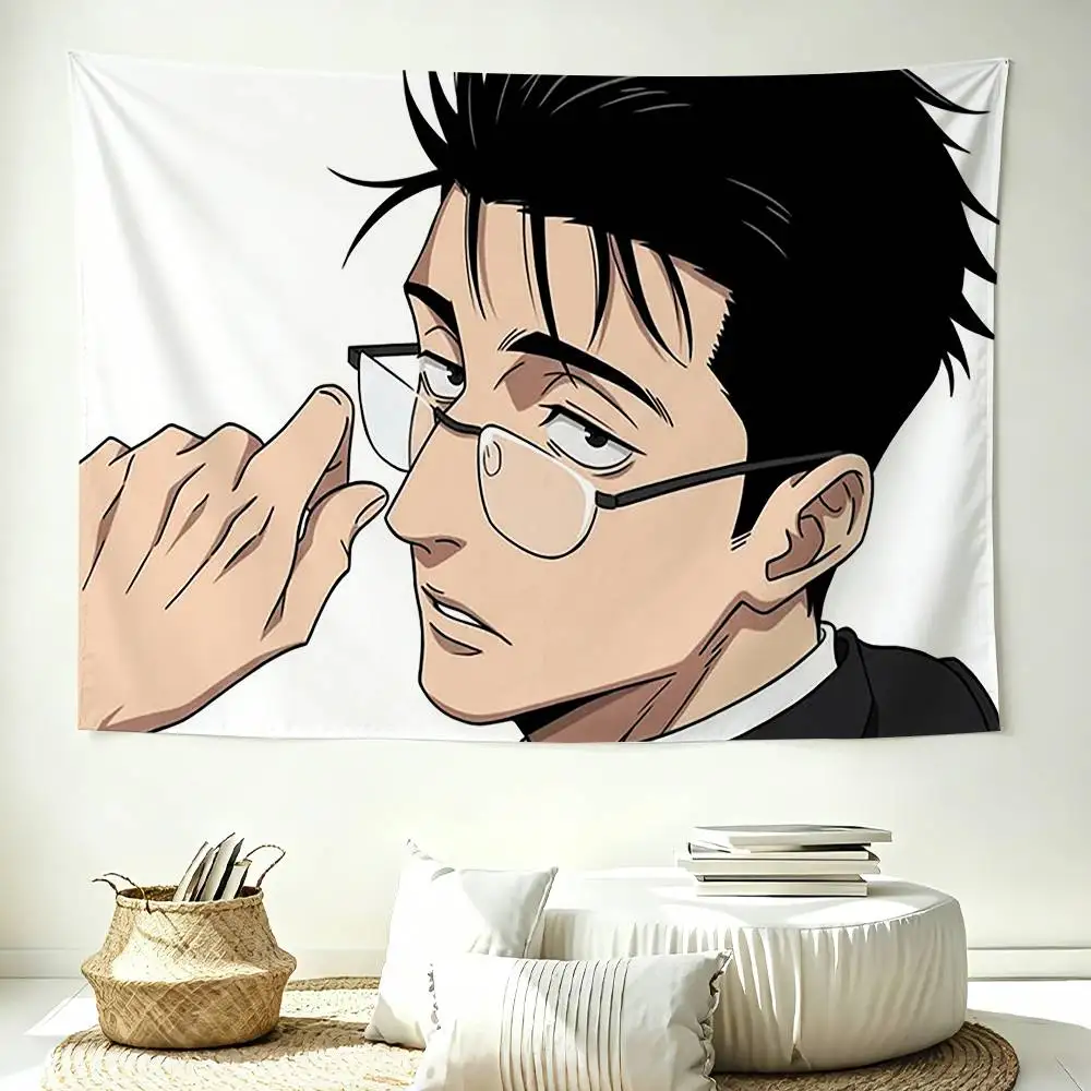 Jujutsu Sorcerer H-Hiromi H-Higuruma Flags Wall Hanging Background Art Banner for Bedroom Home