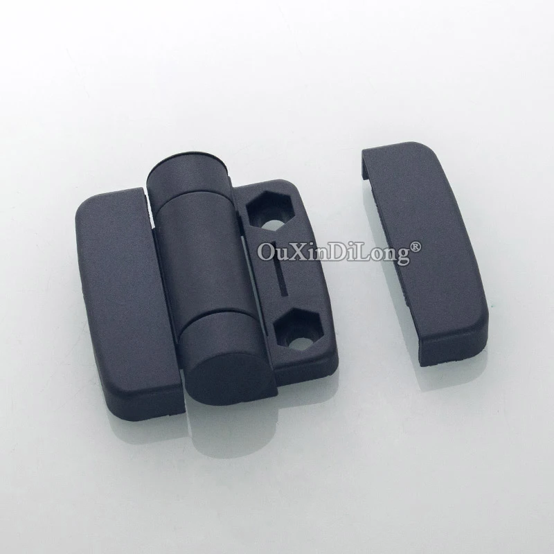 HOT 12PCS Black Plastic Industrial Hinges Distribution Box Hinges Chassis Hinges Switch Control Electric Cabinet Door Hinges