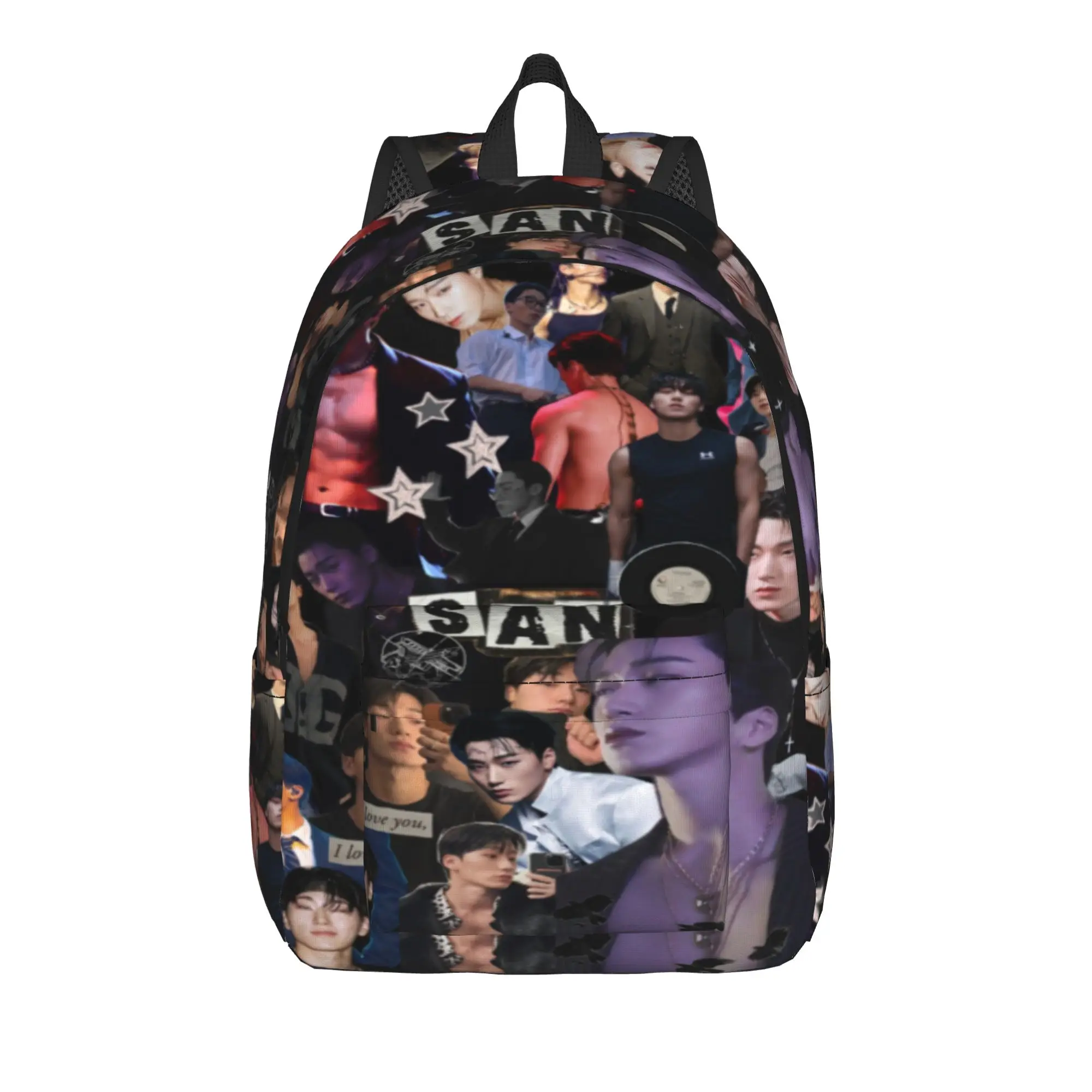 choi san bad ateezs Cool Backpack Lightweight High School Business  Daypack for Men Women College Shoulder Bag