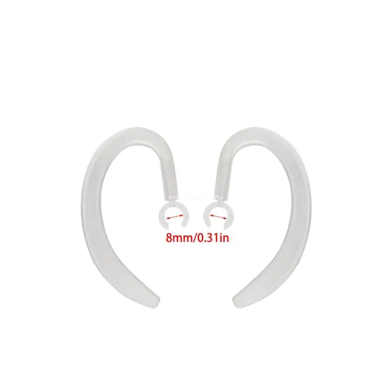 Anti-lost Soft Bluetooth-compatible Earphone Earhook Rubber Rotary Clip Headphone Stand Ergonomic Ear Hook Compact Size