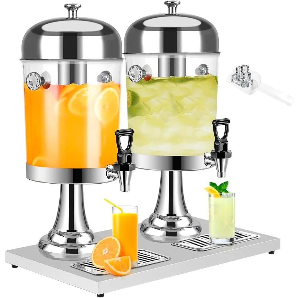 

drink dispenser with stand 4.4 gallon – drink dispenser tower with ice core for parties catering commercial hot and cold beverag