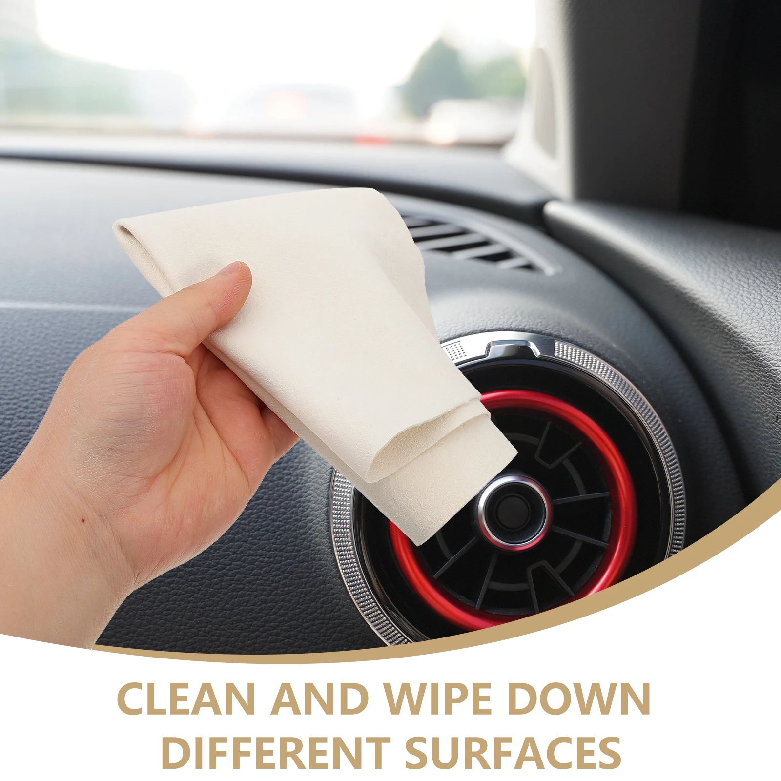 

Natural 30x30cm Drying Cloth Towel for Car Wash Reusable Cleaning Accessories Vehicle Wash Cloth Car Maintenance